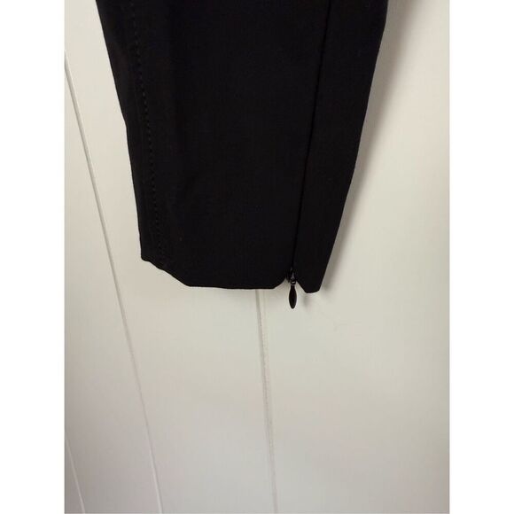M.M. LaFleur Ankle Zipper Skinny The Curie Pants Black Size 8 - Picture 8 of 14